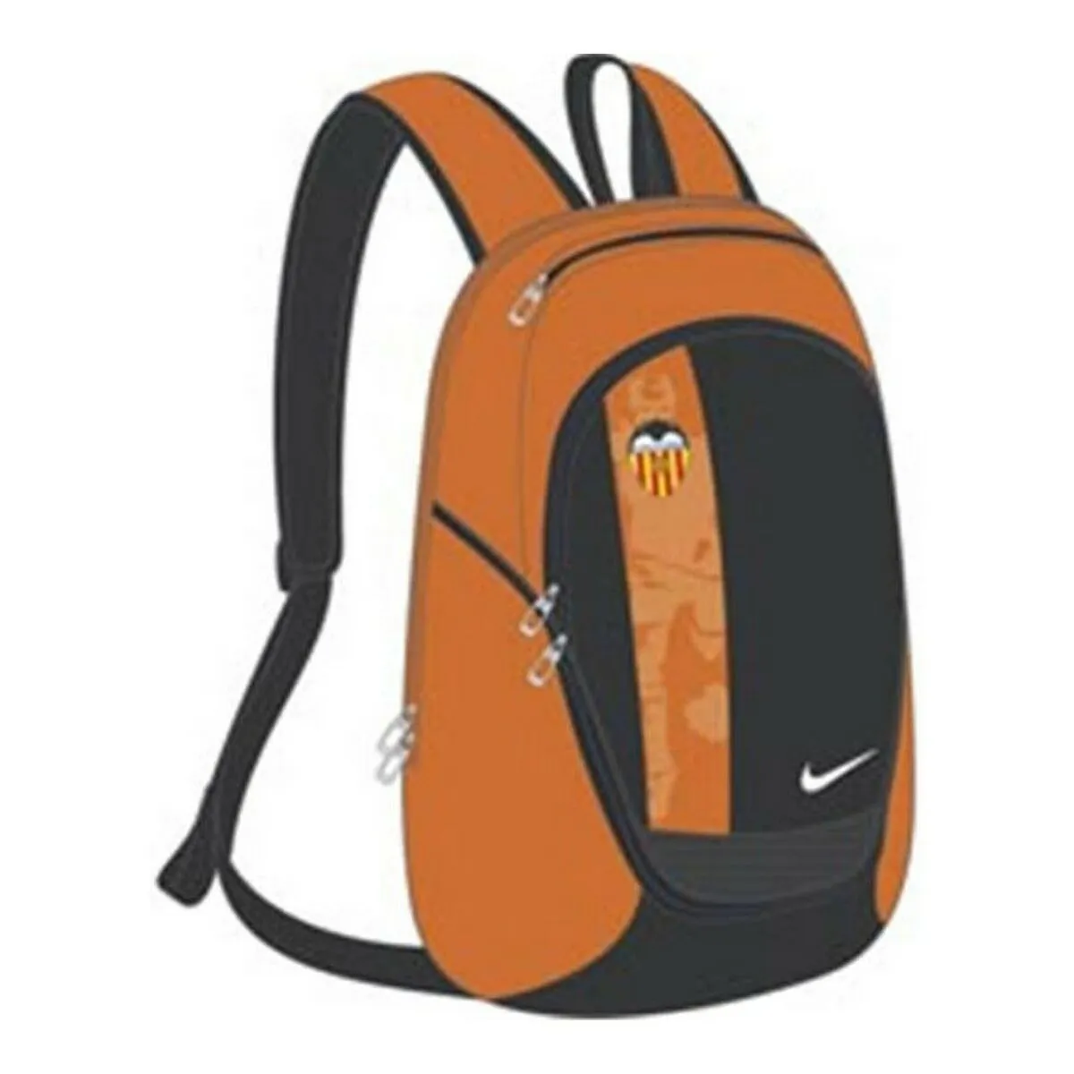 Zaino Sportivo Nike Valencia.C.F Arancio