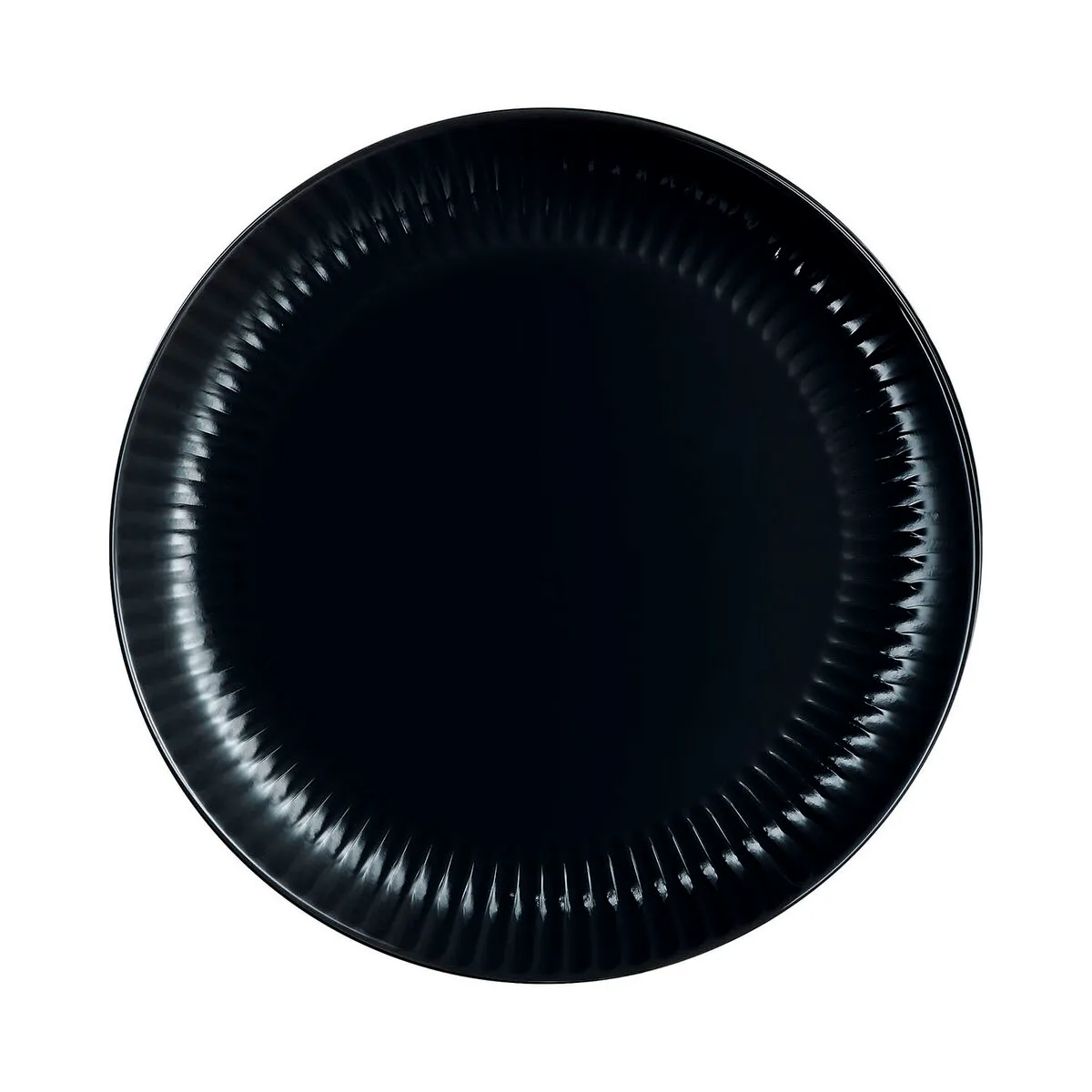 Piatto da pranzo Luminarc Cottage Nero Vetro Ø 25 cm