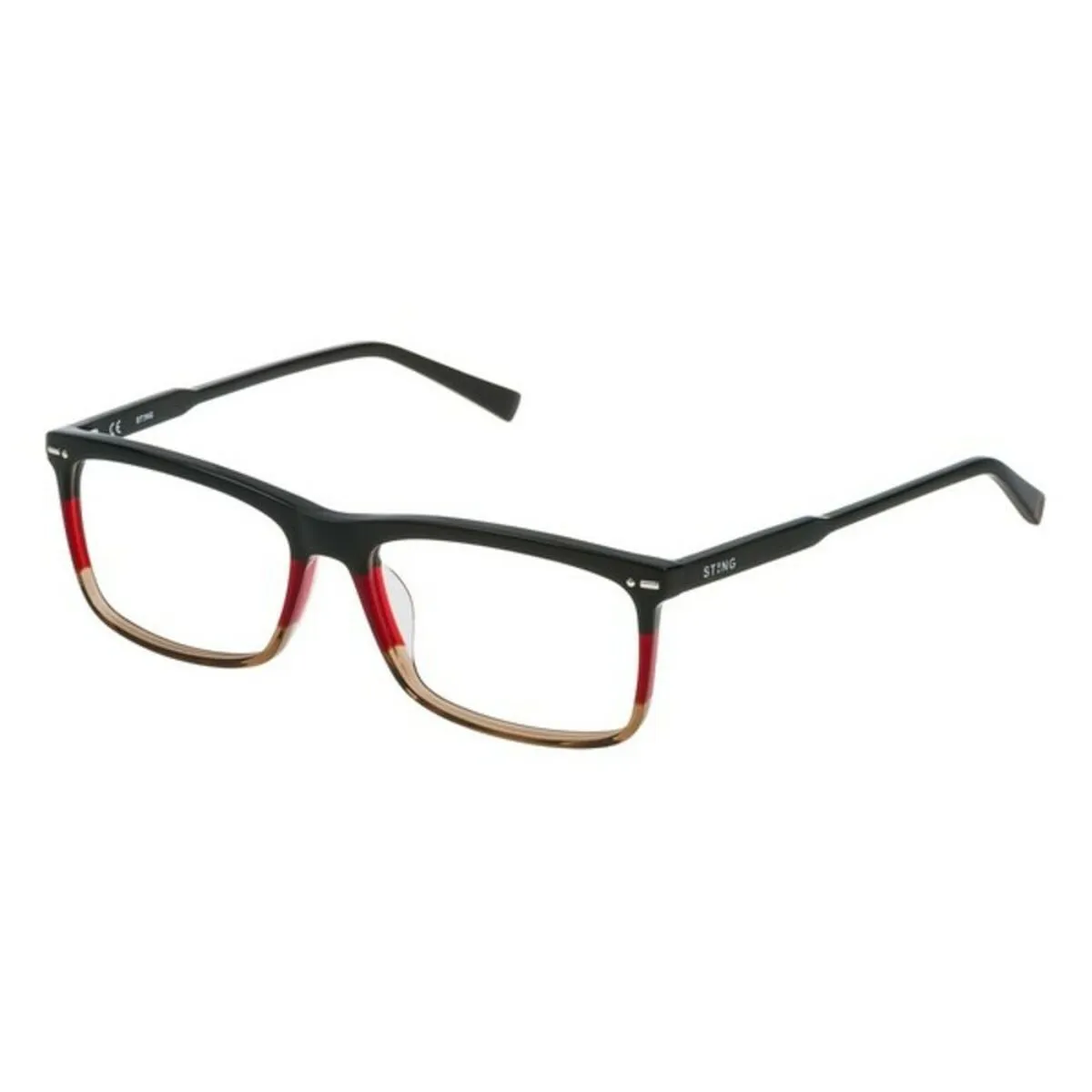 Montatura per Occhiali Uomo Sting VST065550AT1 Ø 55 mm Rosso Verde