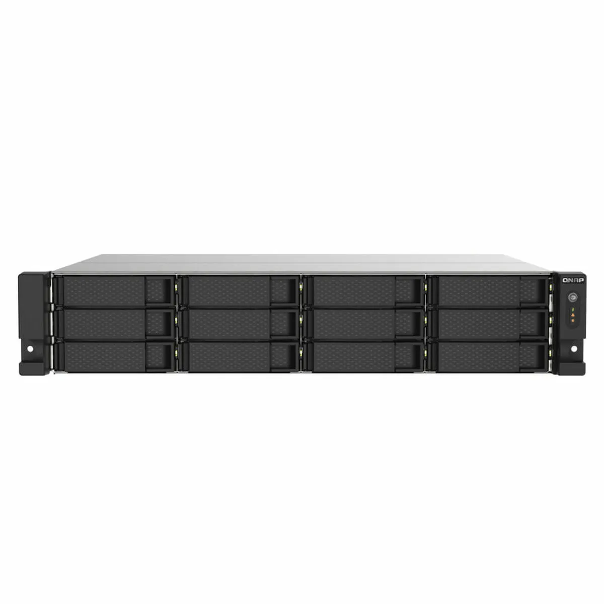 Memorizzazione in Rete NAS Qnap TS-1273AU-RP-8G Nero Grigio Alluminio