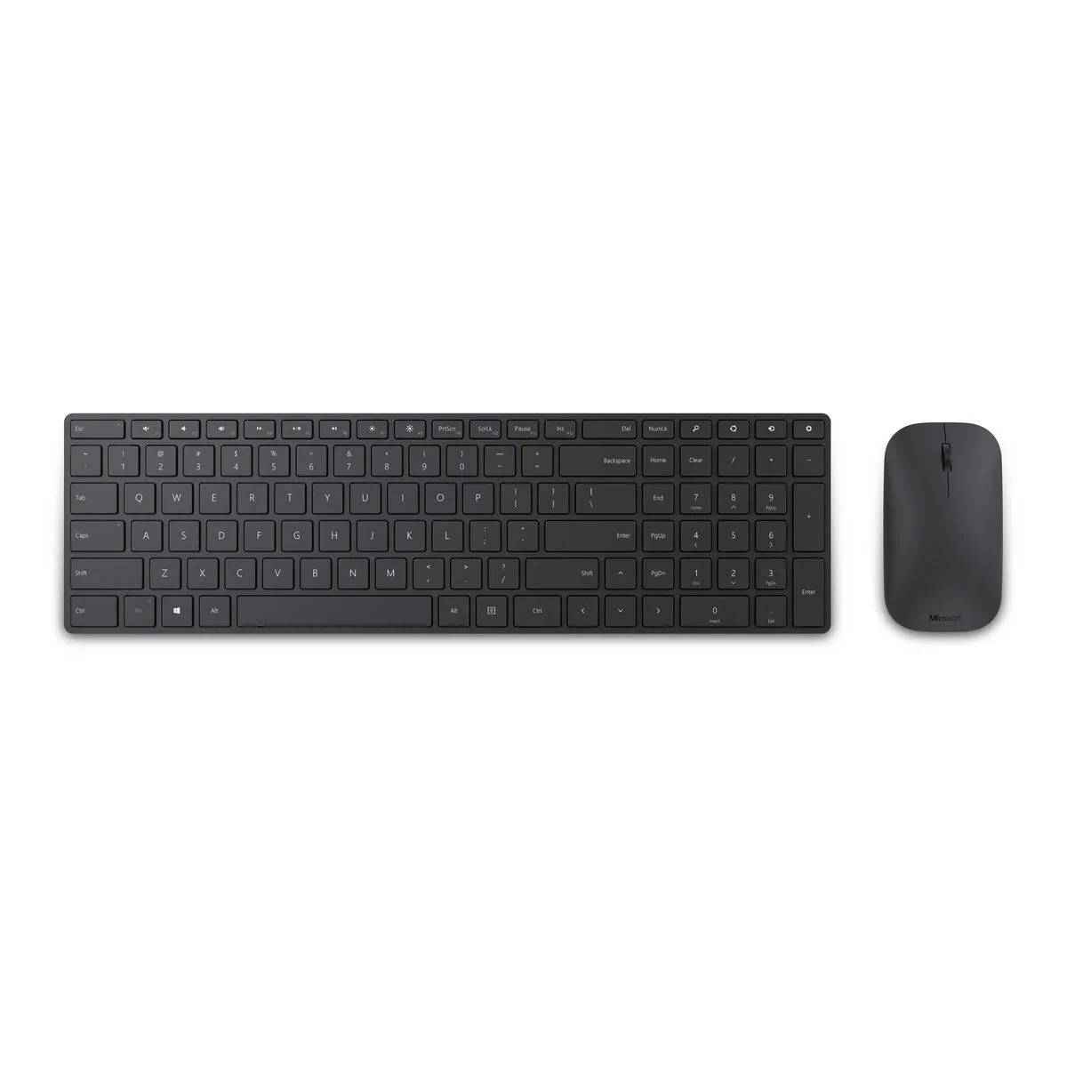 Tastiera e Mouse Microsoft Designer Bluetooth Desktop Nero Monocromatica QWERTY