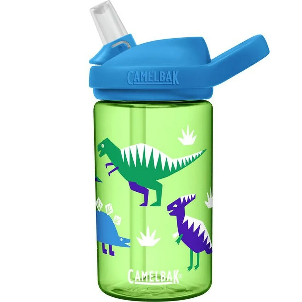 Bottiglia d'acqua Camelbak Tritan Dinosauri Azzurro Verde 400 ml