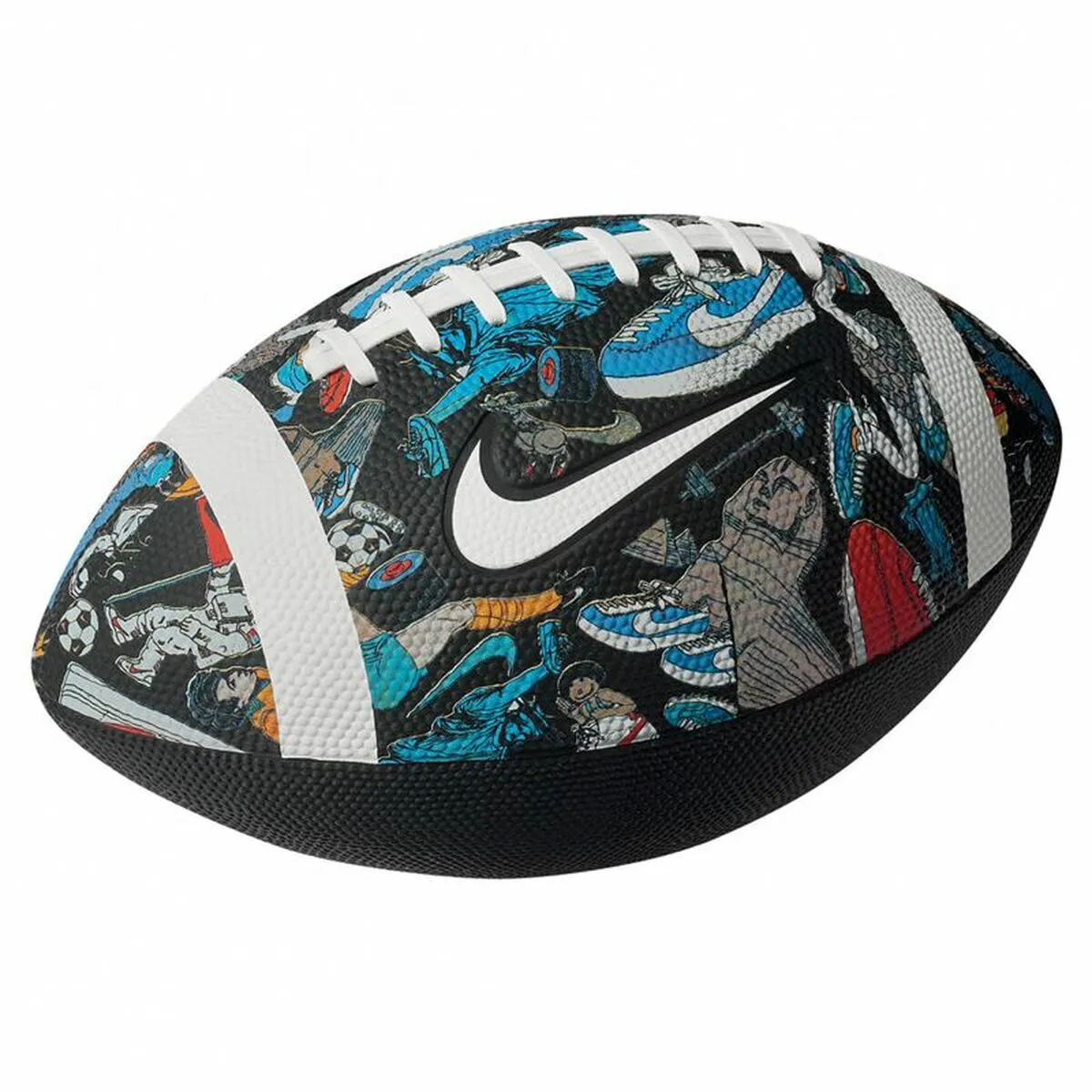 Pallone da Football Americano Nike Playground Graphic Azzurro Multicolore