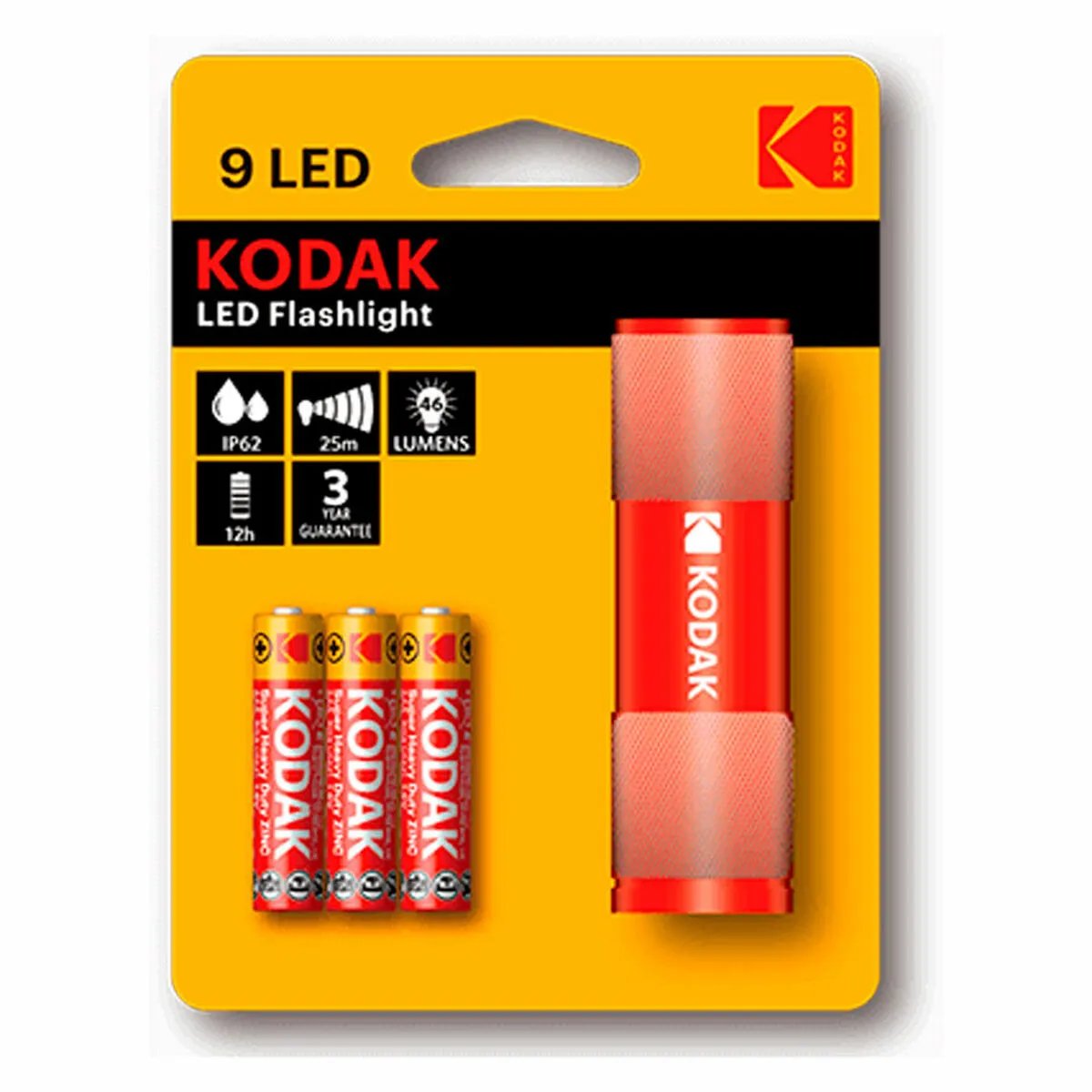 Torcia LED Kodak  9LED Rosso