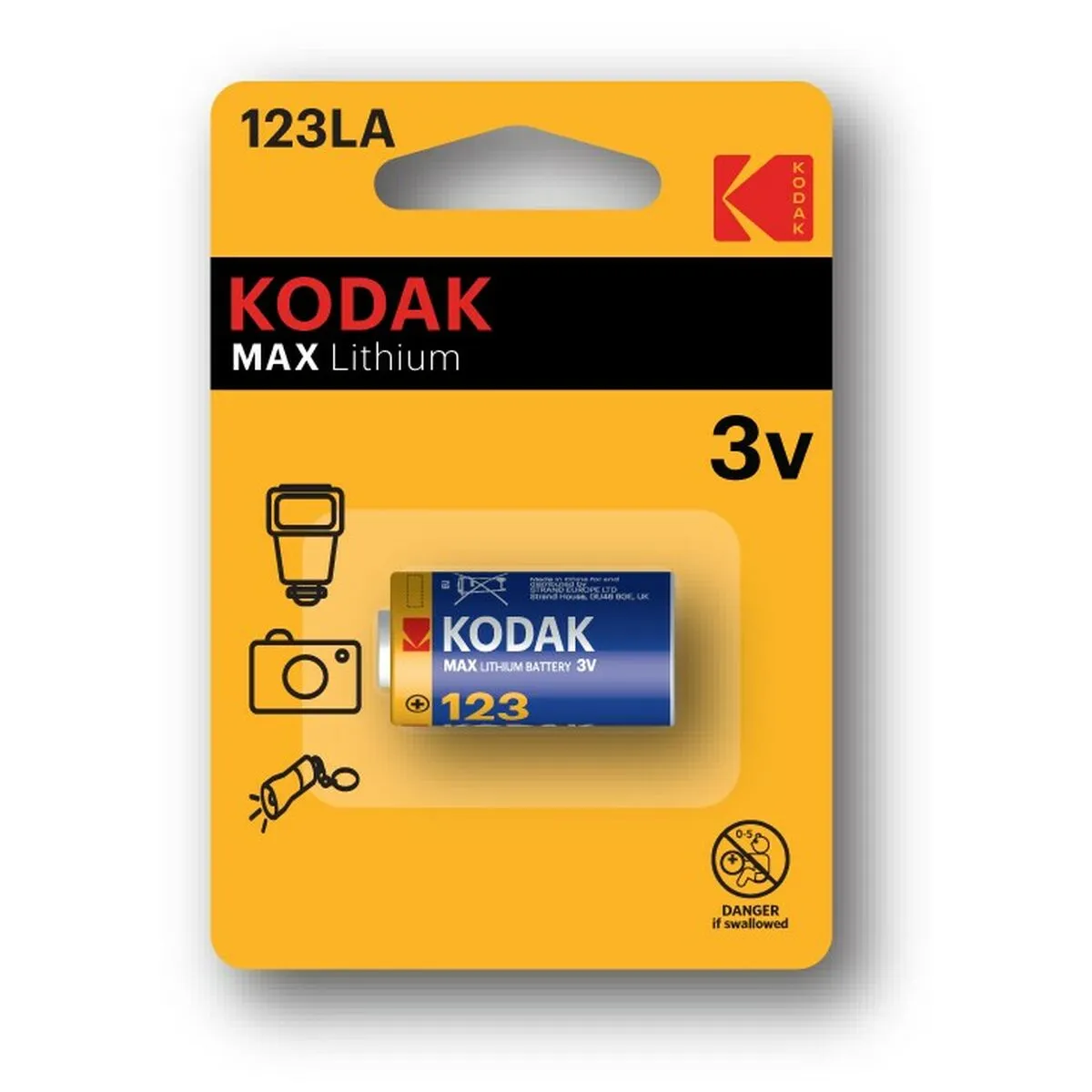 Batterie Kodak CR123 3 V (1 Unità)