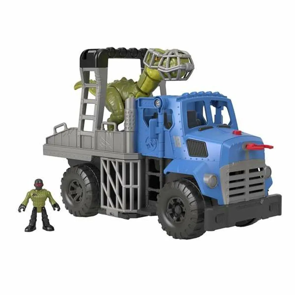 Camion Fisher Price Jurassic World Multicolore (2 Unità)