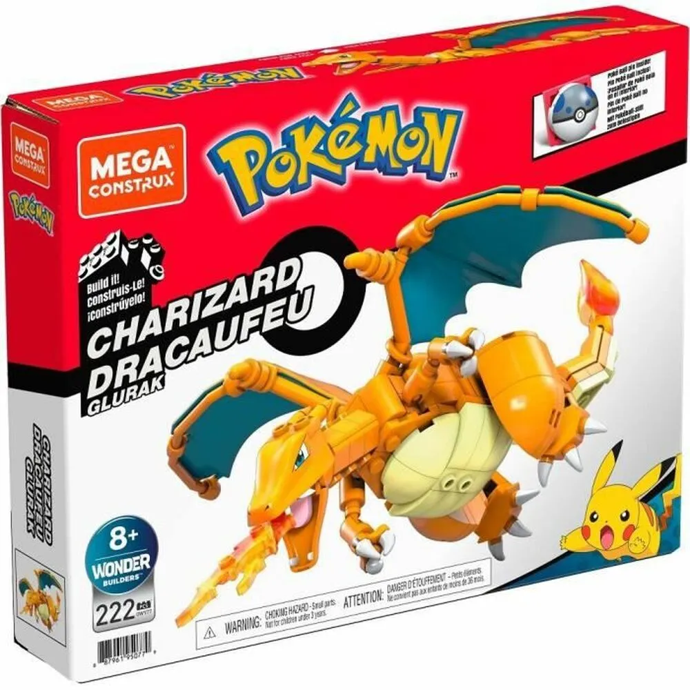 Playset Mega Construx Pokemon Dacofeu to build 210 Pezzi