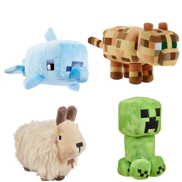 MINECRAFT PELUCHE PERSONAGGI ASS.TO