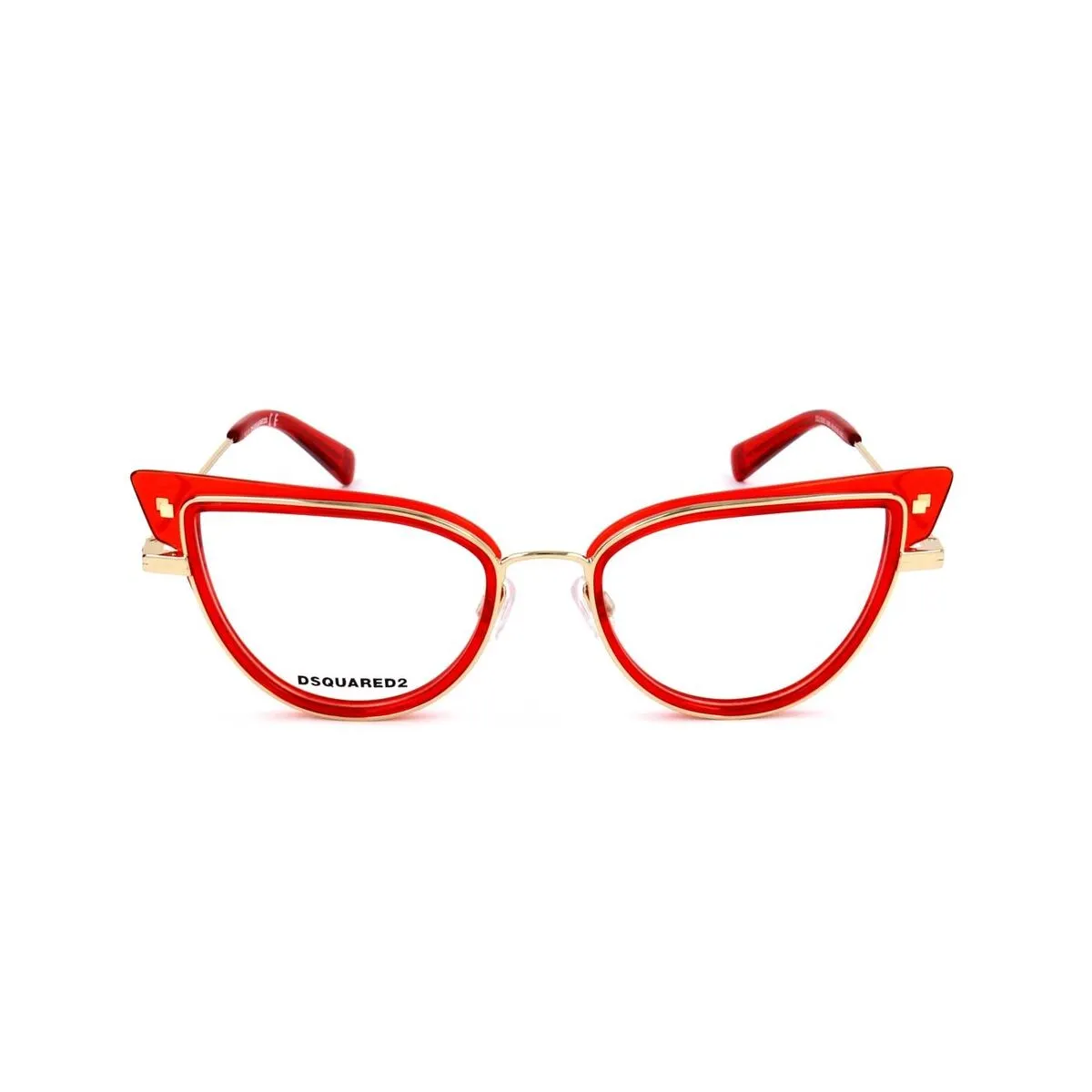 Montatura per Occhiali Donna Dsquared2 DQ5292-066-51 Rosso