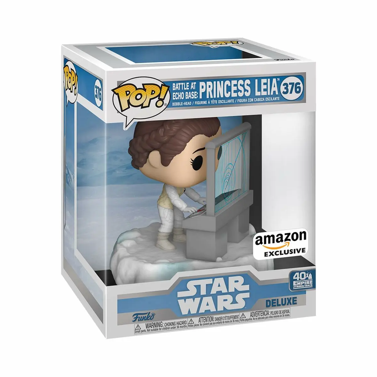 Statuina da Collezione Funko Pop! Deluxe Star Wars-Leia