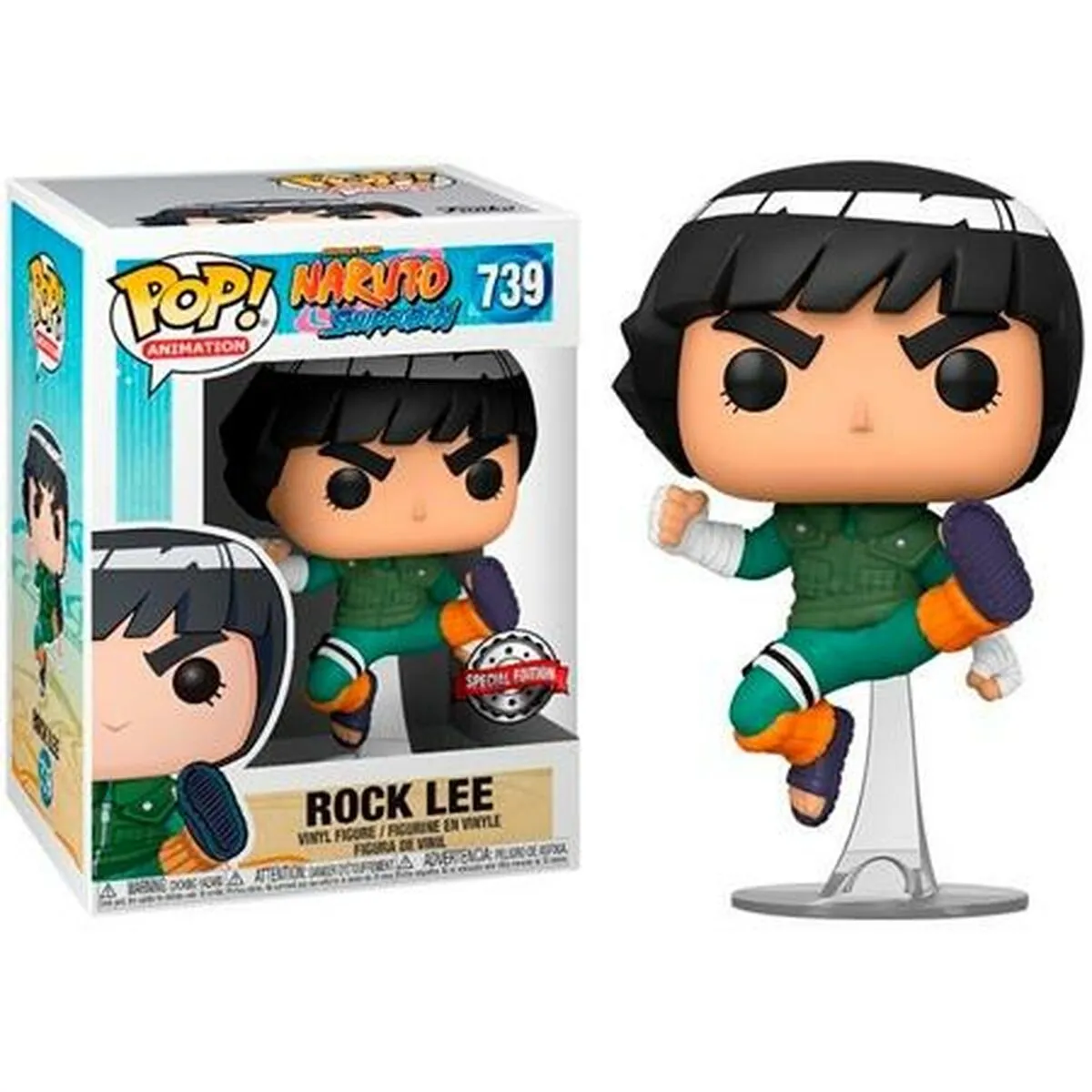 Personaggi d'Azione Funko POP NARUTO NARUTO SHIPPUDEN ROCK LEE Nº 739