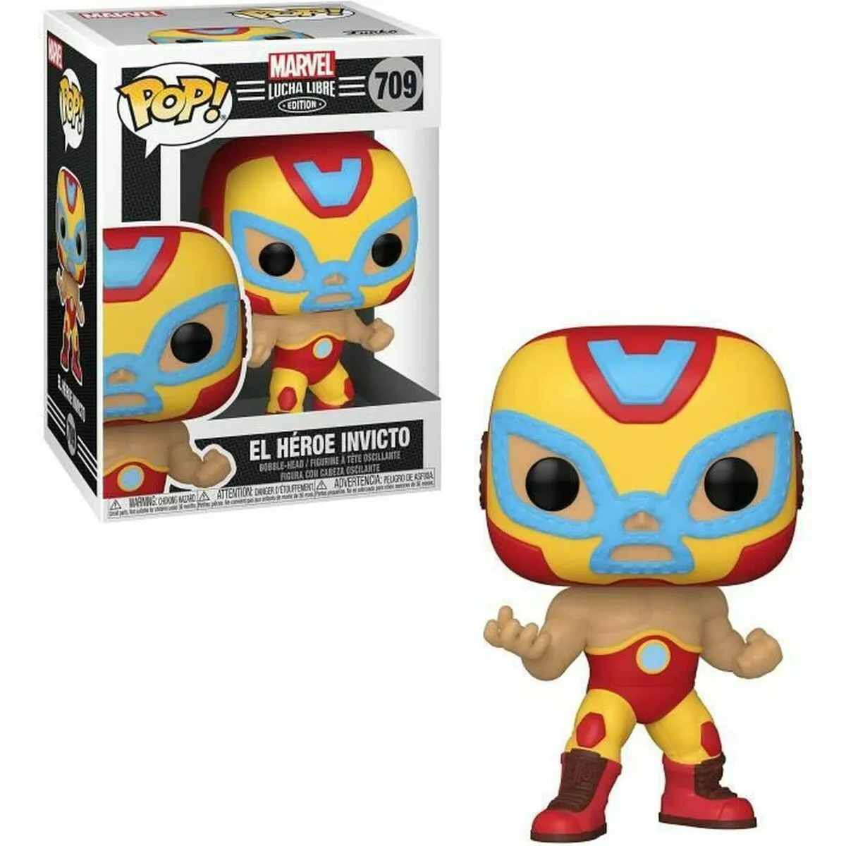 Statuina da Collezione Funko Pop! Marvel Lucha Libre - Iron Man Nº 709