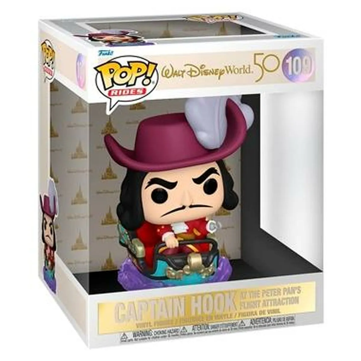 Statuina da Collezione Funko Pop! Disney - Captain Hook Nº 109