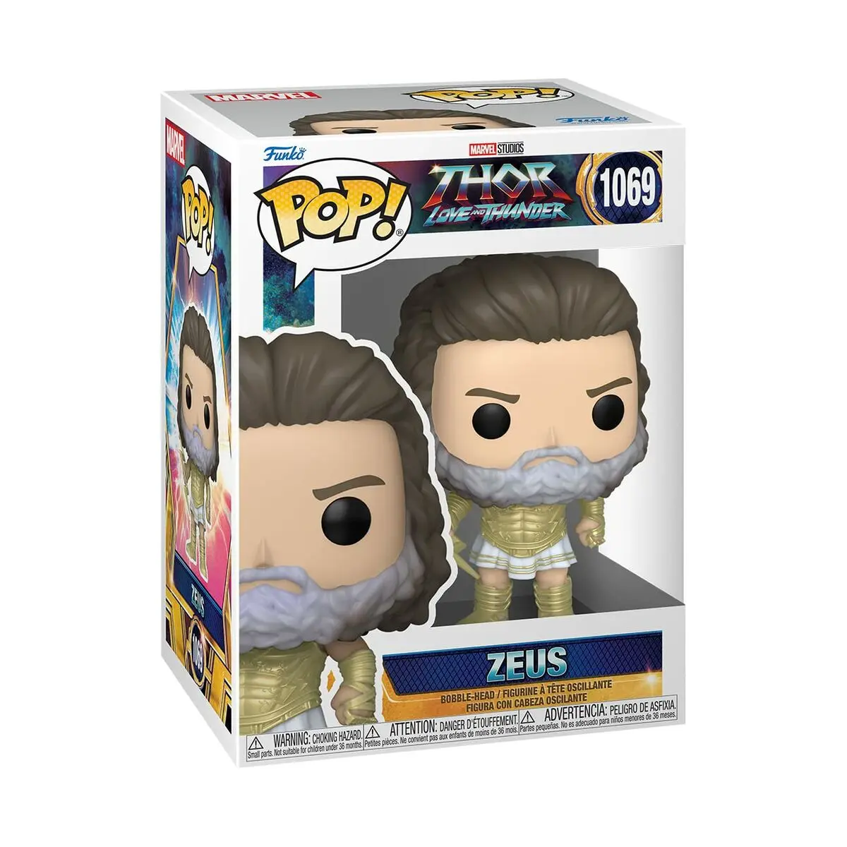 Statuina da Collezione Funko Pop! MARVEL THOR LOVE & THUNDER ZEUS