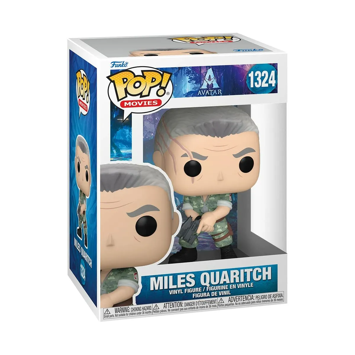 Statuina da Collezione Funko Pop! Movies: 1324 Avatar - Miles Quaritch