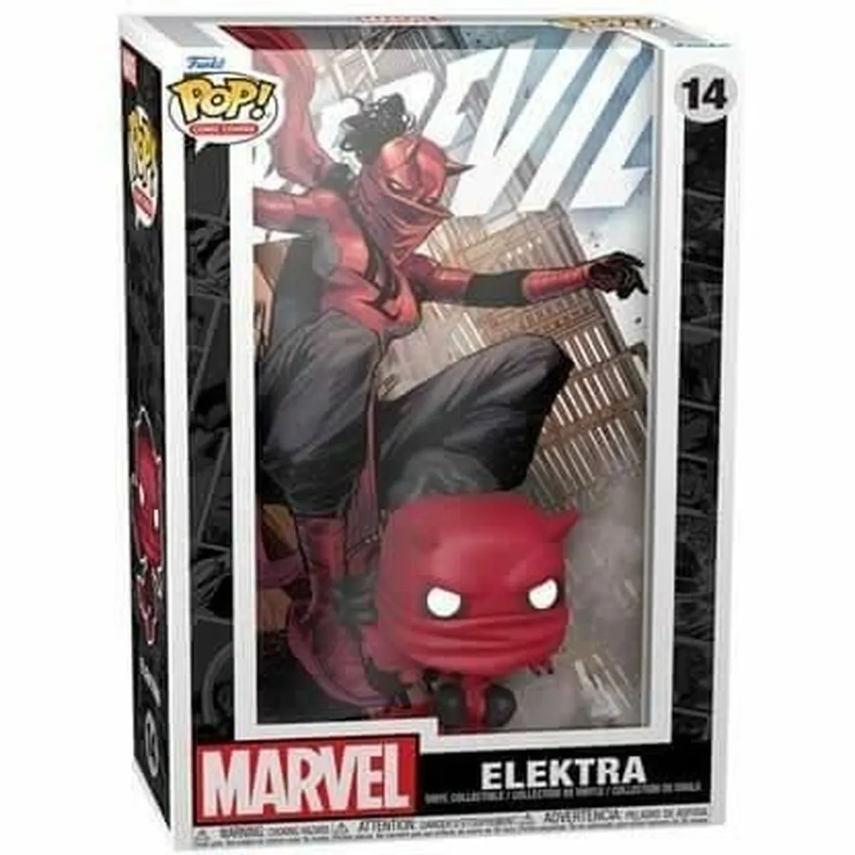 Statuina da Collezione Funko Pop! 14 Comic Cover: Marvel Daredevil - Elektra