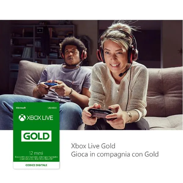 XBOX LIVE GOLD 12 MESI ESD