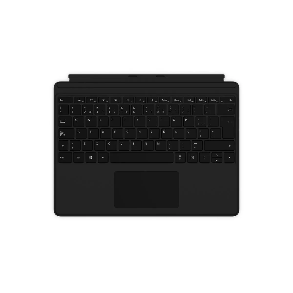 Tastiera con Touchpad Microsoft Surface Pro X Azerty Francese Nero