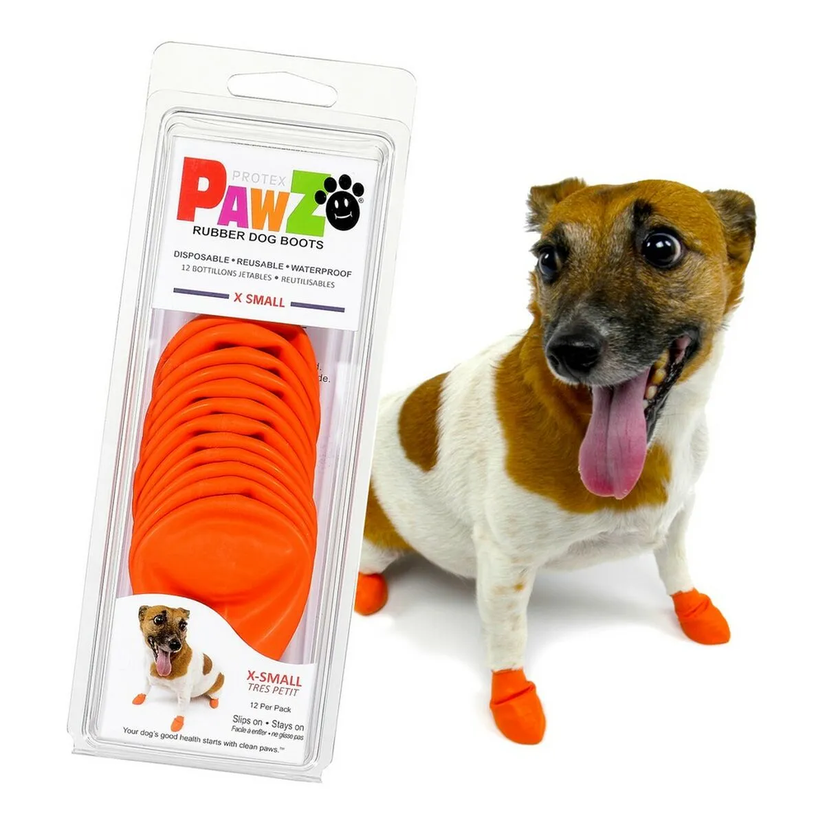 Stivali Pawz Cane Arancio XS