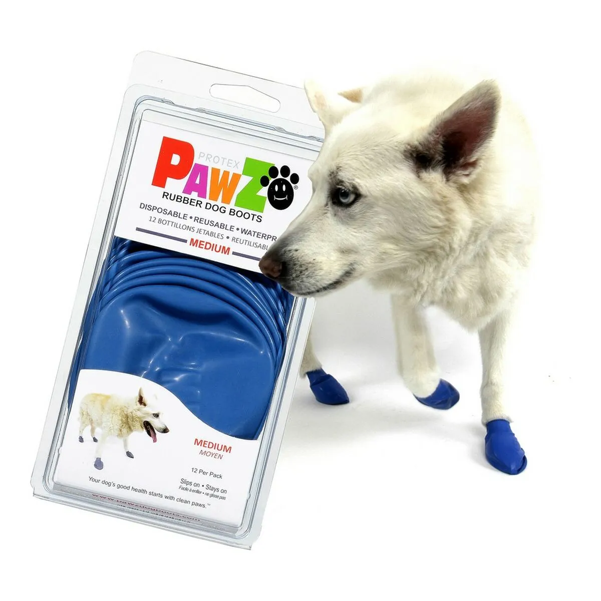 Stivali Pawz Cane 12 Unità Azzurro Taglia M