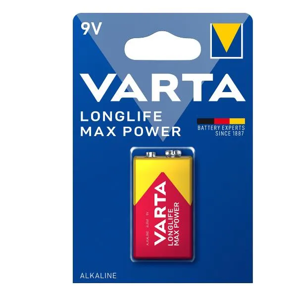 LONGLIFE MAX POWER ROSSA 9V