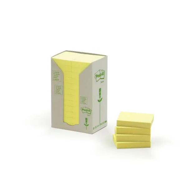 CF16POST-IT RICICL 655-1T GIALLO