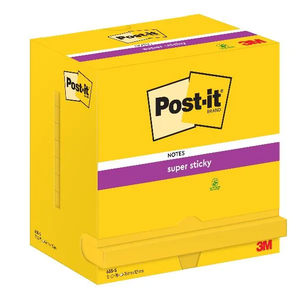 POST-IT SUPER STICKY  76X127  CF.12