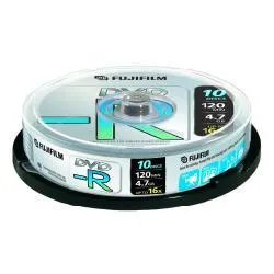 BOX DVD-R 4 7GB 16X CAMPANA 10 PZ