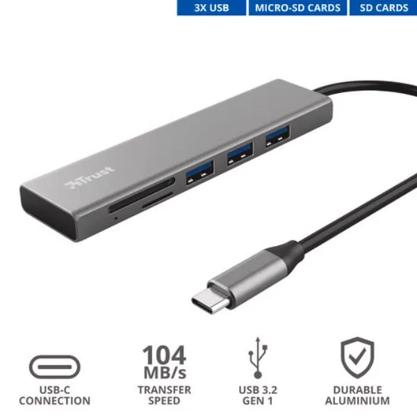 HALYX FAST USB-C HUB & CARD READER