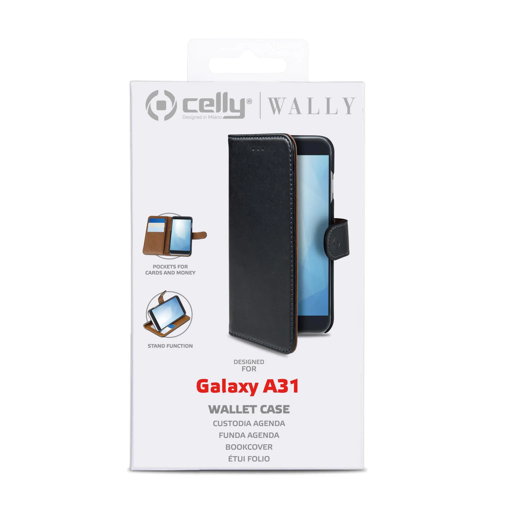 WALLY CASE GALAXY A31 BLACK