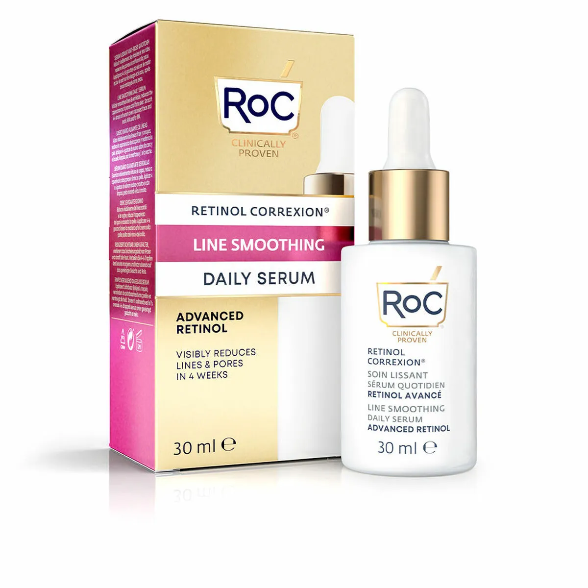 Siero Viso Roc Line Smoothing Retinolo (30 ml)