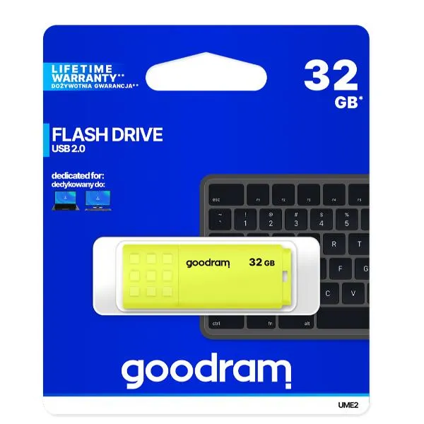 32GB UME2 YELLOW USB 2.0