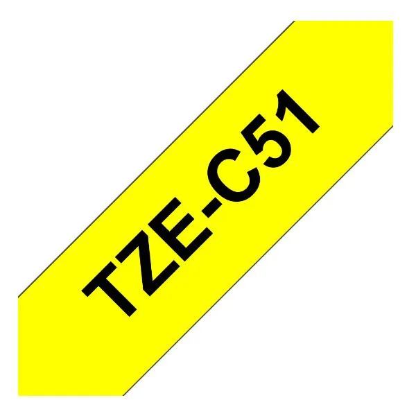 CASS 24MM NERA GIALLO FLUO  5M