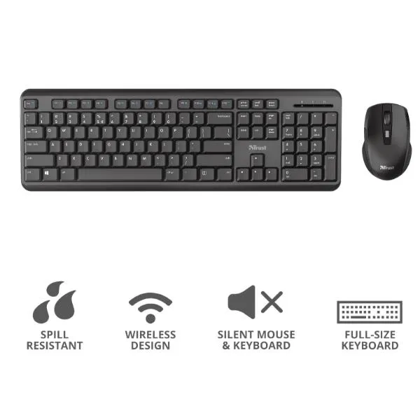 TKM-350 WIRELESS KEYBOARD  MOUSE IT