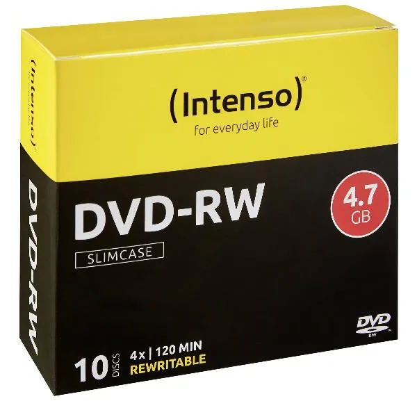 DVD-RW 4.7GB 4X SLIM CASE 10PZ.