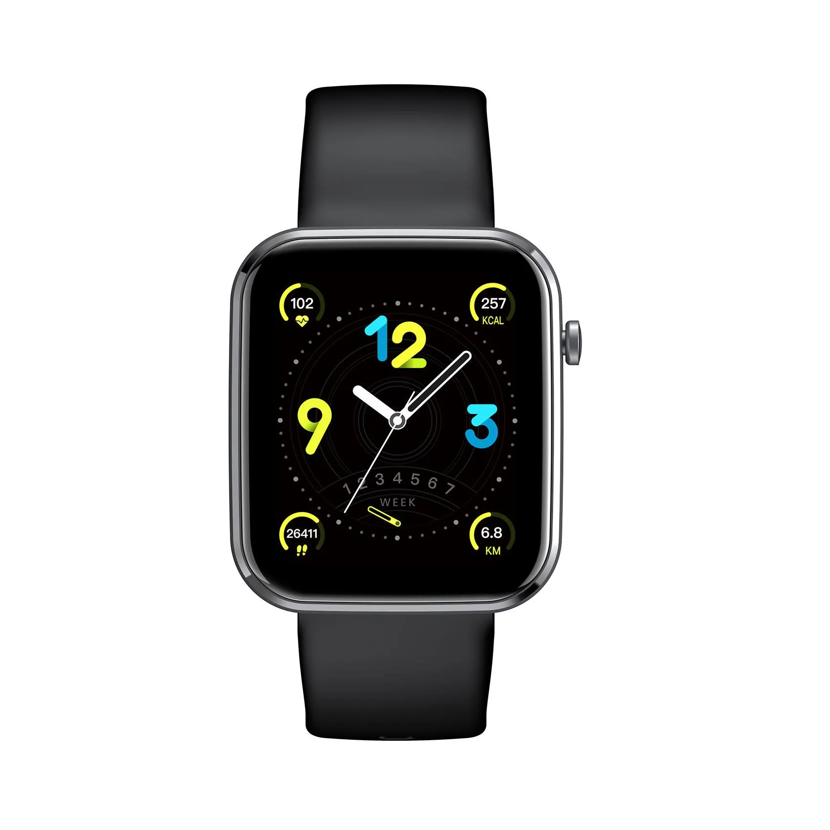 TRAINER SMARTWATCH SQUARE BLACK