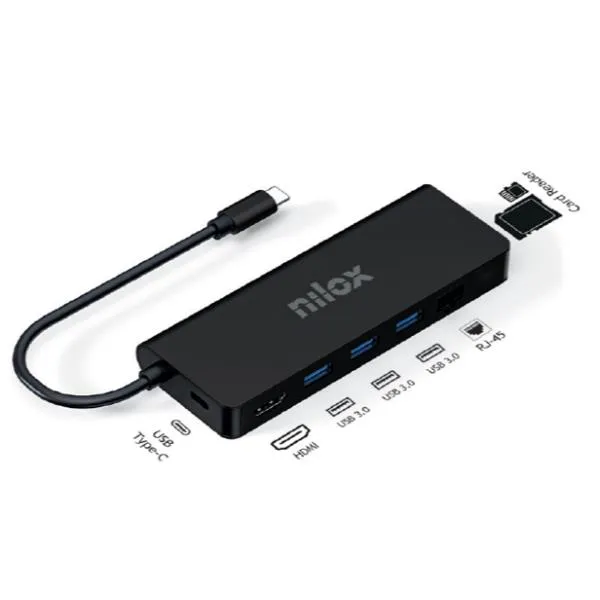 DOCK USB-C 8 IN 1 HDMI 4K