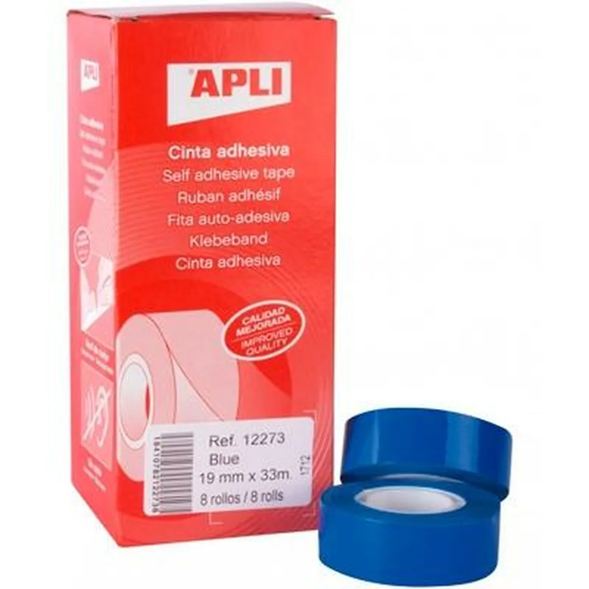 Nastro Adesivo Apli Azzurro 19 x 33 mm