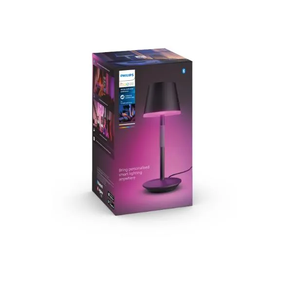 HUE GO LAMP TAVOLO RIC NERA WIRELES