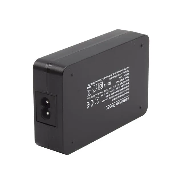 USB SMART CHARGER 6X USB-A PORT 52W