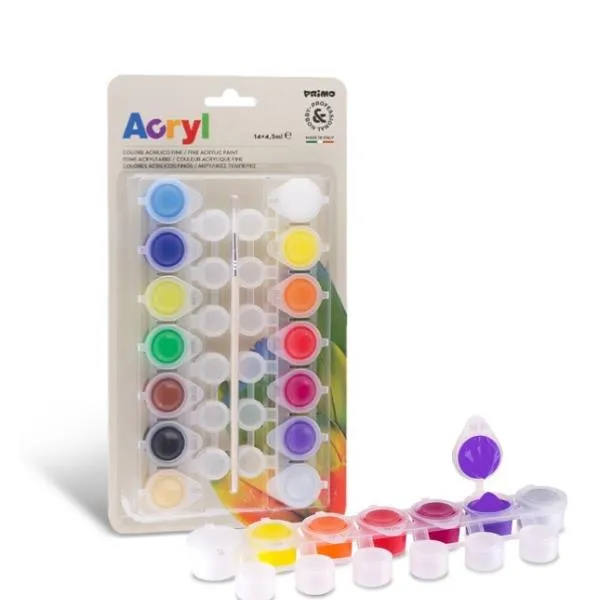 CF14COLORI ACRILICI X 4ML  PENNELL