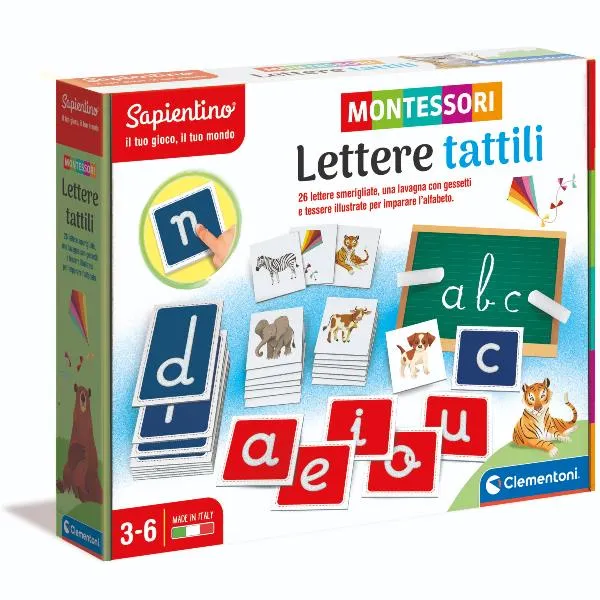 MONTESSORI - LETTERE TATTILI