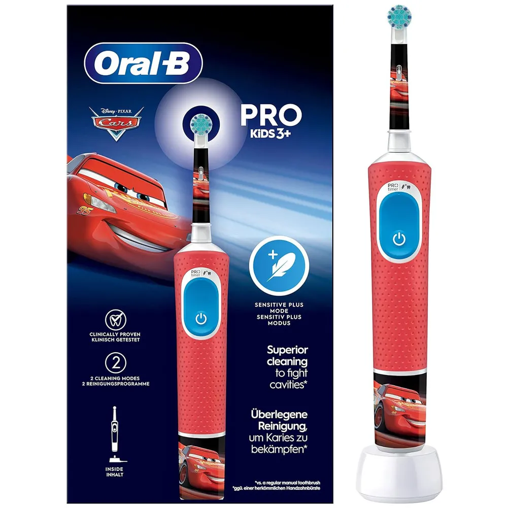 Oral-B Spazzolino Elettrico Ricaricabile Bambini Disney Cars +3 Anni con Timer (1)