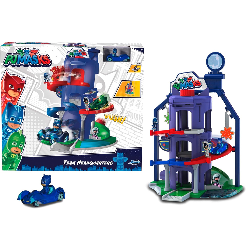 Simba Dickie PJ MASKS Quartier Generale Multifunzioni Gattomobile di Gattoboy (1)