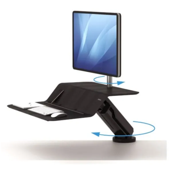 LOTUS RT SIT-STAND SINGOLO - NERO