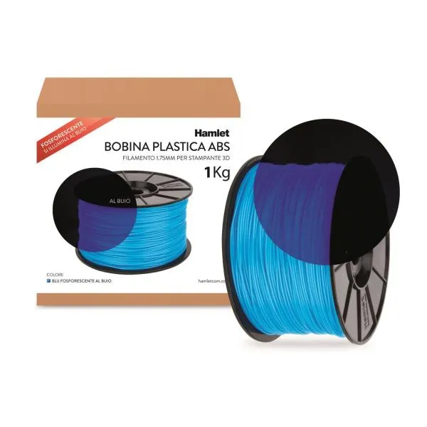 BOBINA ABS BLU FOSFORESCENTE