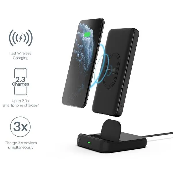 10K MAH WIRELESS PB  CHARGING DOCK