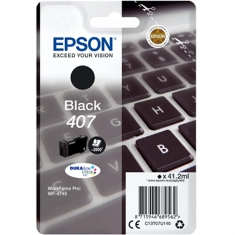 Cartuccia d'inchiostro compatibile Epson C13T07U140 Negro WF-4745 Nero