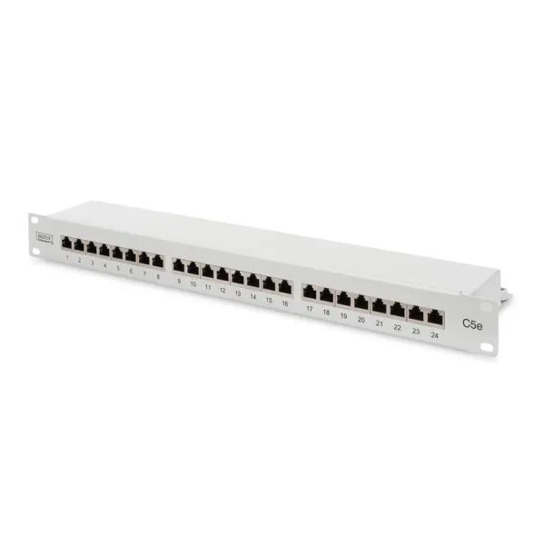 PANN.1U CON 24 RJ45S CAT.5E GRIGIO