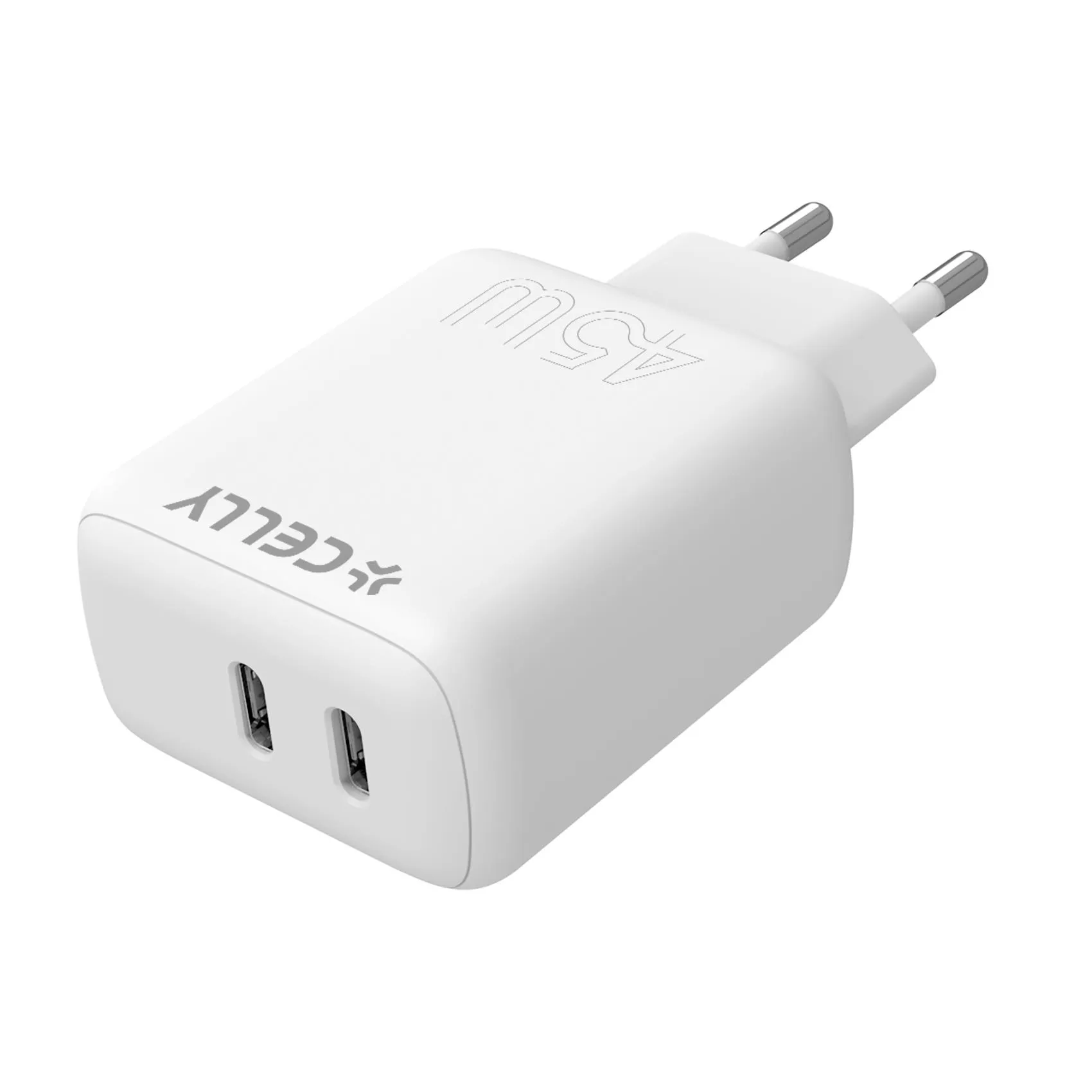 TRAVEL CHARGER 2 USB-C 45W